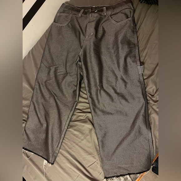 (SOLD) vintage reflective baggy jeans - Picture 2 of 4